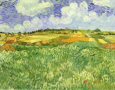 Vincent Van Gogh Plain Near Auvers